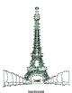 Connect 674 dots to reveal the glorious image of the jackalope. Eiffel Tower Extreme Dot-to-Dot / Connect the Dots PDF by Tim's Printables