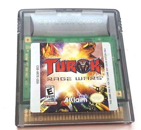 Turok Rage Wars Nintendo Game Boy Color For Sale Online Ebay