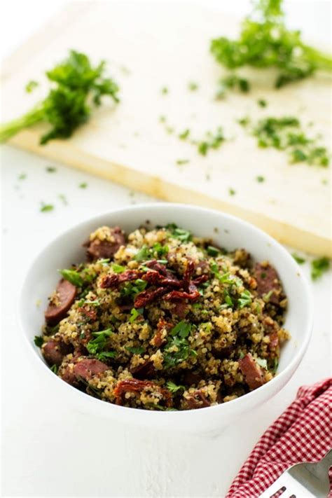 35 Minute Quinoa And Sausage Wendy Polisi