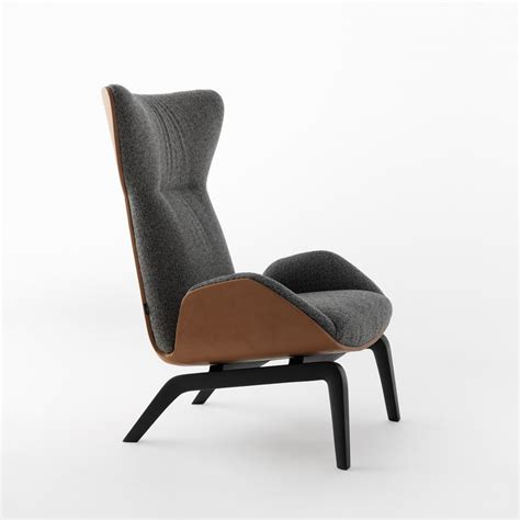 While the end chair may have room for that, the middle of the table doesn't have enough space. Italian Designer Upholstered Soho Lounge Chair - High-end ...