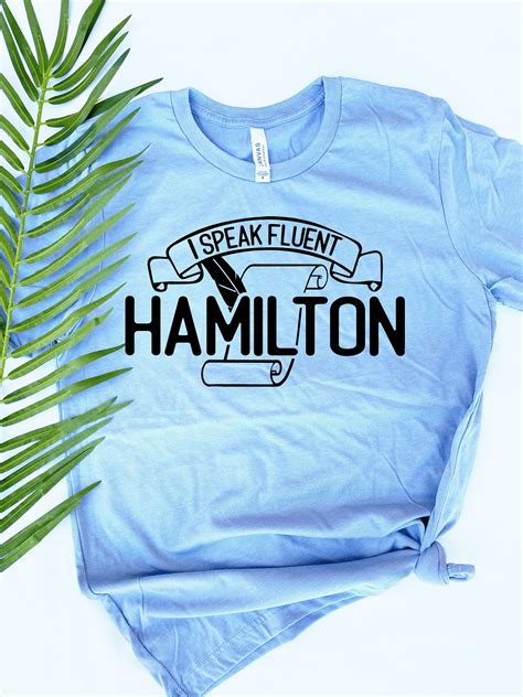 Hablo Con Fluidez Hamilton Hamilton Tee Camiseta Unisex Etsy