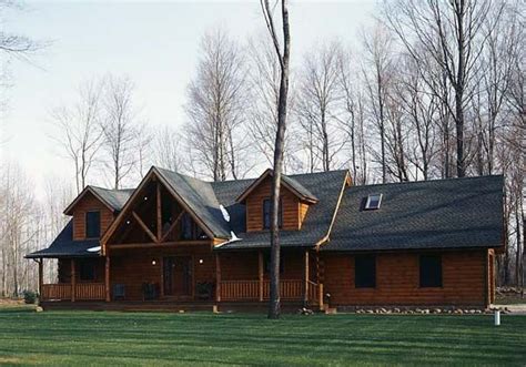 Classic Log Home In Ohio Log Homes Log Cabin Homes Log Cabin Plans
