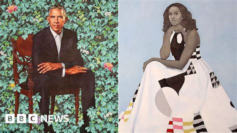 Barack And Michelle Obama S Official Portraits Unveiled BBC News