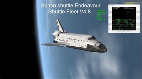Space Shuttle Endeavour Re Entry And Landing Orbiter Space Flight Simulator Youtube