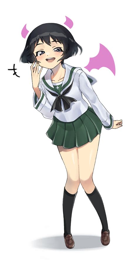 Utsugi Yuuki Girls Und Panzer Drawn By Nakachiruno Danbooru