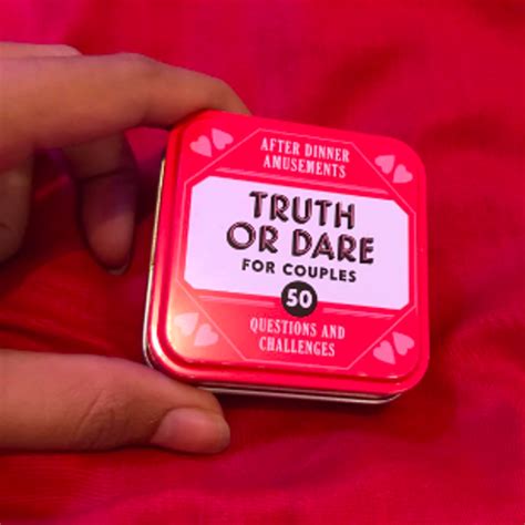 A Couples Truth Or Dare Game Thatll Help You Share Secrets And Experiences Thatll Totally