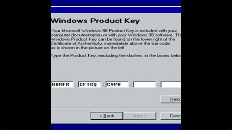 Windows 98 Product Key Vmware Shorts Youtube