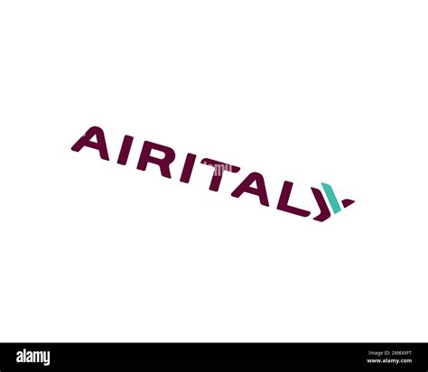 Air Italy Rotated Logo White Background B Stock Photo Alamy