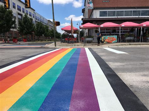San Antonio Completes Rainbow Themed Crosswalk Prior To Pride Parade Texas Public Radio