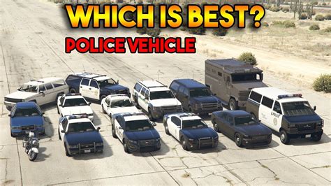 Gta 5 Online Which Is Best Police Vehicle All Police Vehicles