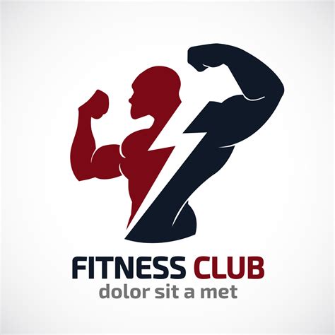 Fitness Vector Logo Design Templatedesign Gym Fitness Logo Design