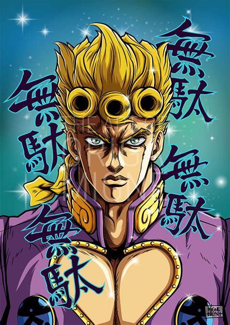 Fanart Old Art Style Giorno Rstardustcrusaders