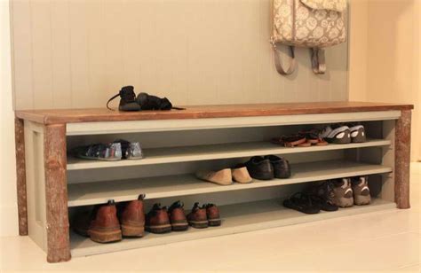Leave it unpainted if you are planning to expose the beauty of nature. Mudroom Shoe Bench | Decor Ideas | Bench with shoe storage ...