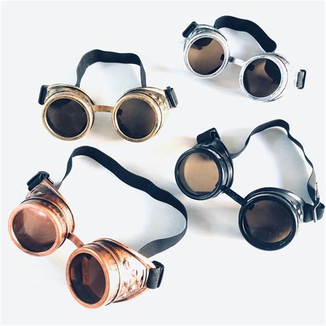 spiked steampunk eye goggles steampunk goggles with spikes etsy