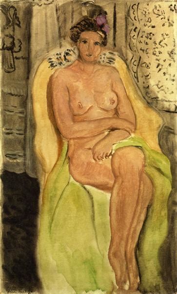 Nude In An Armchair Legs Crossed 1920 Henri Matisse WikiArt Org