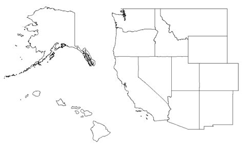 Us Western Region States And Capitals