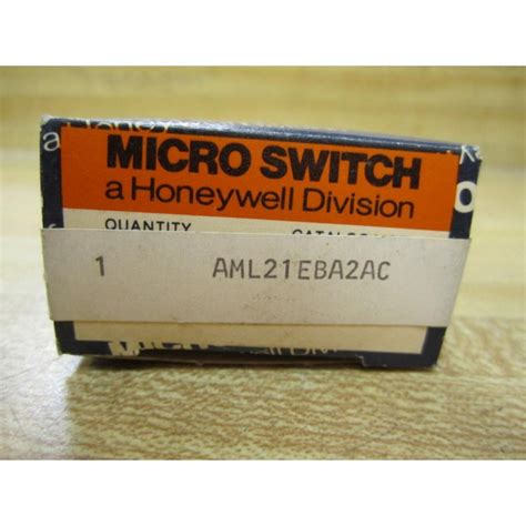 Micro Switch Aml21eba2ac Honeywell Unsealed Pushbutton Mara Industrial