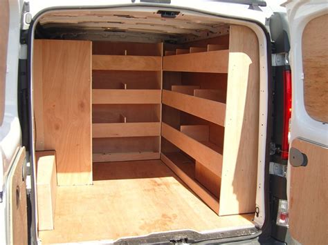 Renault Trafic Swb Offside And Bulkhead Shelving With Side Load Door