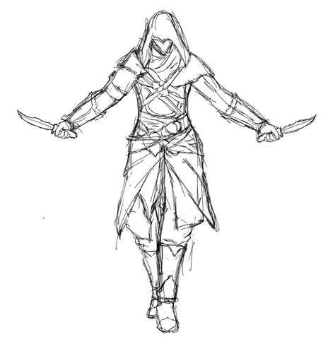 Assassins Creed Sketch By Redthephoenix On Deviantart