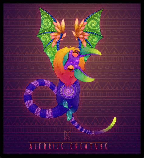 Artstation Character Design Challenge Alebrije Creature