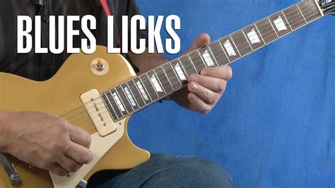 blues guitar licks lesson intros and endings youtube