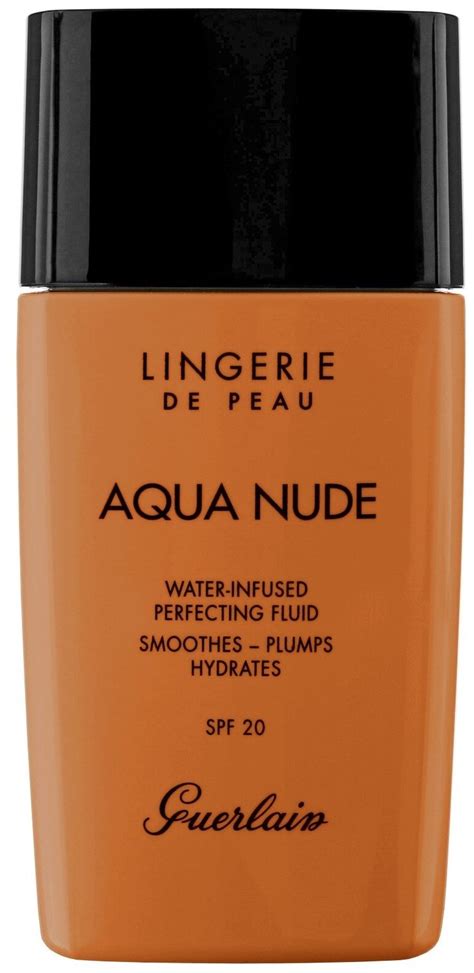 Guerlain Тональный флюид Lingerie De Peau Aqua Nude SPF купить в