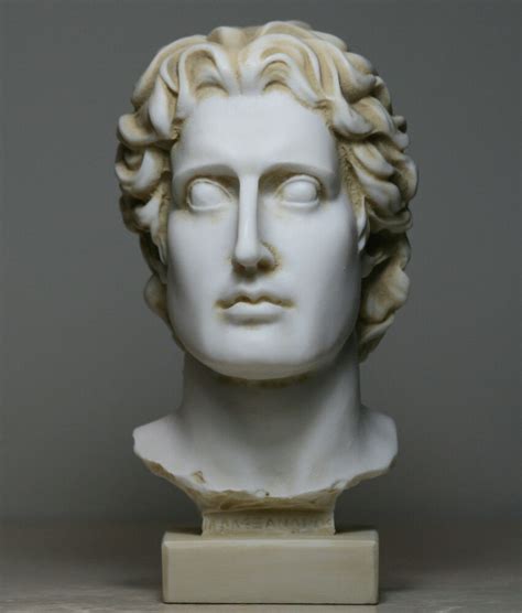 Alexander The Great Head Bust Greek Handmade Statue
