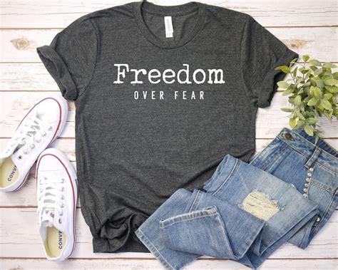 Freedom Over Fear Shirt Unmasked Unmuzzled Unvaccinated Unafraid Shirt