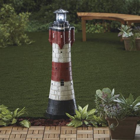 These handcrafted amish lighthouses may be just the thing you're looking for to decorate your lawn or garden. Solar Lighthouse Lawn and Garden Decor — 43in.H | www ...