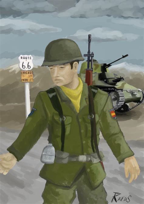 Art I Made About A Spanish Volunteer To The Second American Civil War