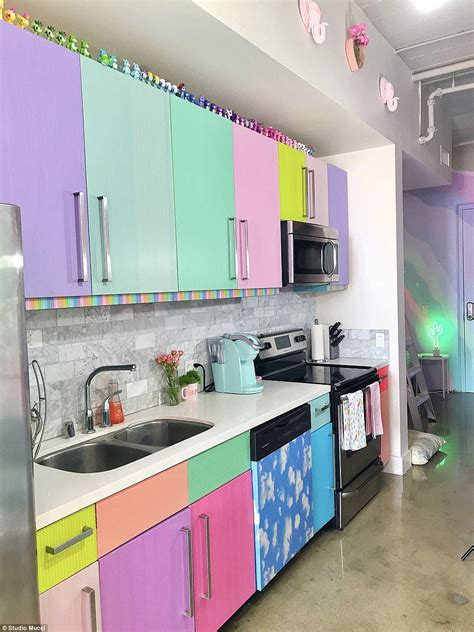This Rainbow Apartment Is The Stuff Of Unicorn Dreams Colorful