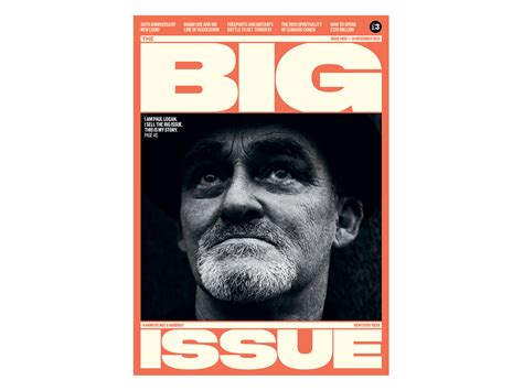The Big Issue Magazine Undergoes Complete Redesign To Mark 30 Years Of