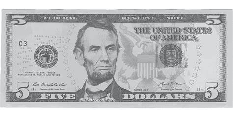 US five dollar-bill | Image source: pixabay.com | Dollar, Money, Paper png image