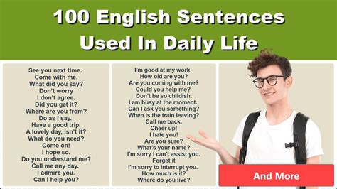English Sentences For Daily Use English Sentences Hot Sex