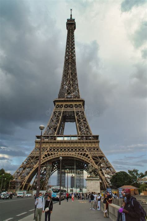 Iconic Eiffel Tower In Paris Editorial Photo Image Of Building
