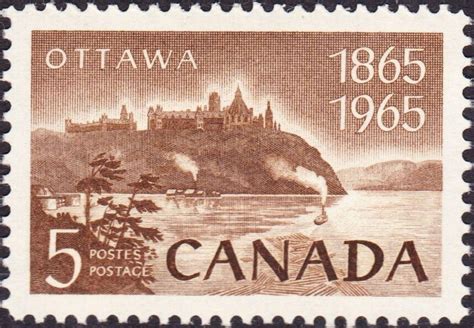stampsandcanada ottawa 5 cents 1965 stamps of canada price guide and value