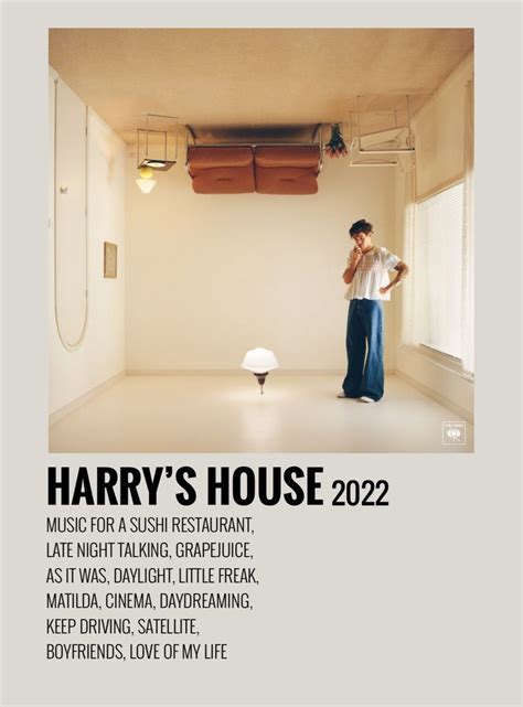 Harrys House Album Poster