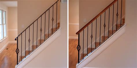 There are many uses for railings both inside iron rails can be used almost anywhere. stair handrail installation - Staircase design