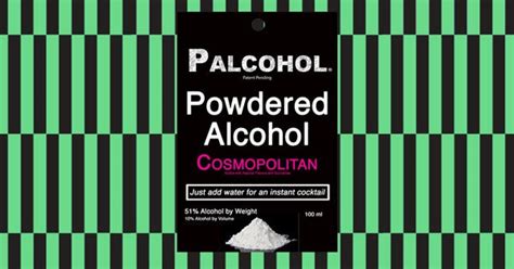 Powdered Alcohol Approved By Federal Agency Palcohol