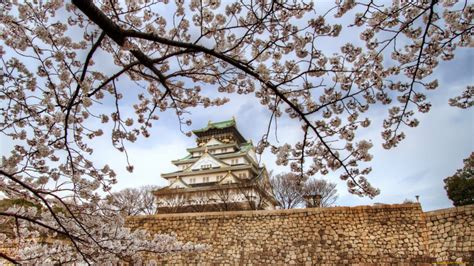 X X Osaka Castle Windows Wallpaper Coolwallpapers Me