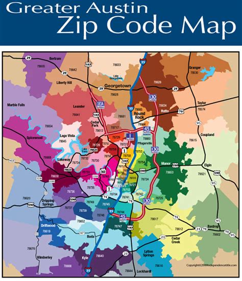 Austin Zip Code Map United States Map