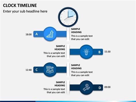 Clock Timeline Powerpoint Template Ppt Slides