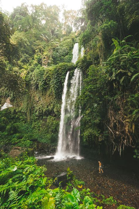 Tiu Kelep Waterfall And Sendang Gile Waterfall In Senaru Lombok