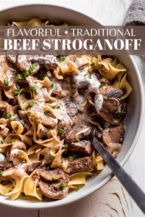 Traditional Beef Stroganoff Recipe With Wine