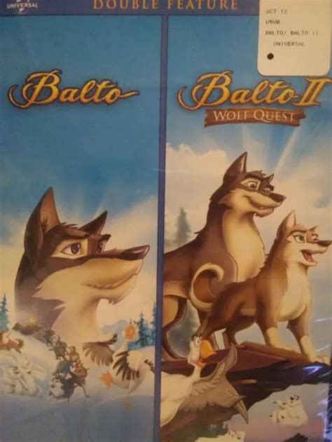 Balto Balto Ii Wolf Quest Dvd 2012 2 Disc Set Double Feature
