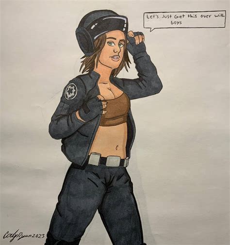 Jyn Erso Lets Get This Over With Boys By Codyryanart On Deviantart