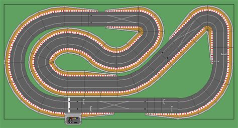 8x4 Layouts Scalextric Digital Track Designs Slot Car Race Track