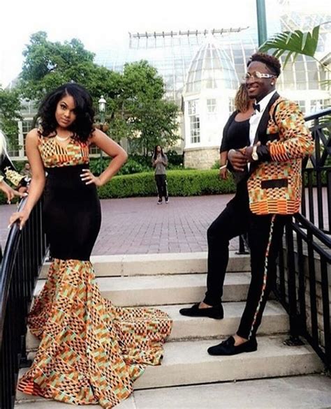 African Couples Outfitcouples Prom Dress Couples Etsy