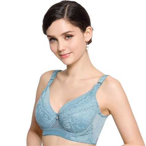 2015 Large Breast Women Bra Full Cup Plus Size 36 38 40 42 44 C D Cup