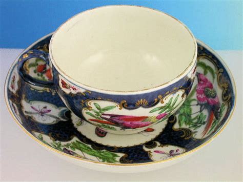 Dr Wall Worcester Tea Cup And Saucer By Worcester Porcelain First Period
